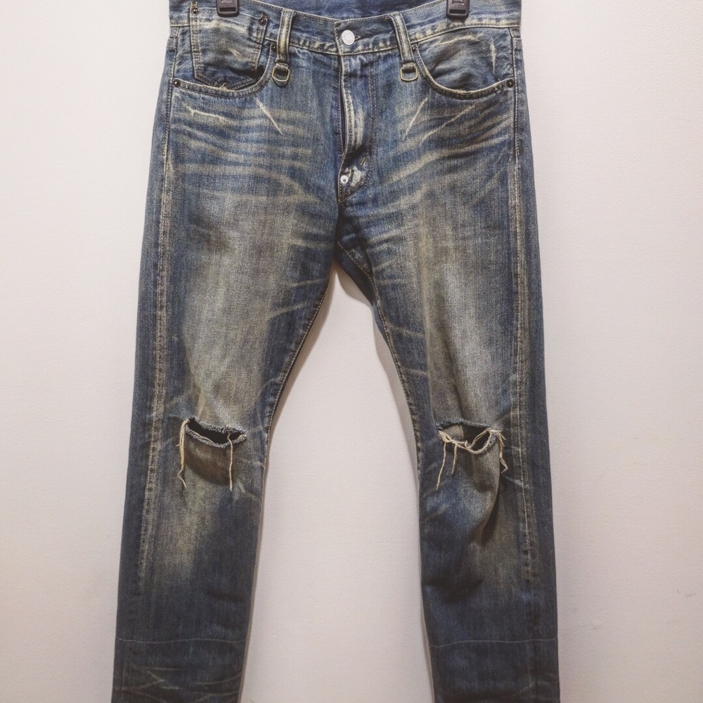 Levi’s 501 Japan Selvedge Snakeskin Denim Jeans